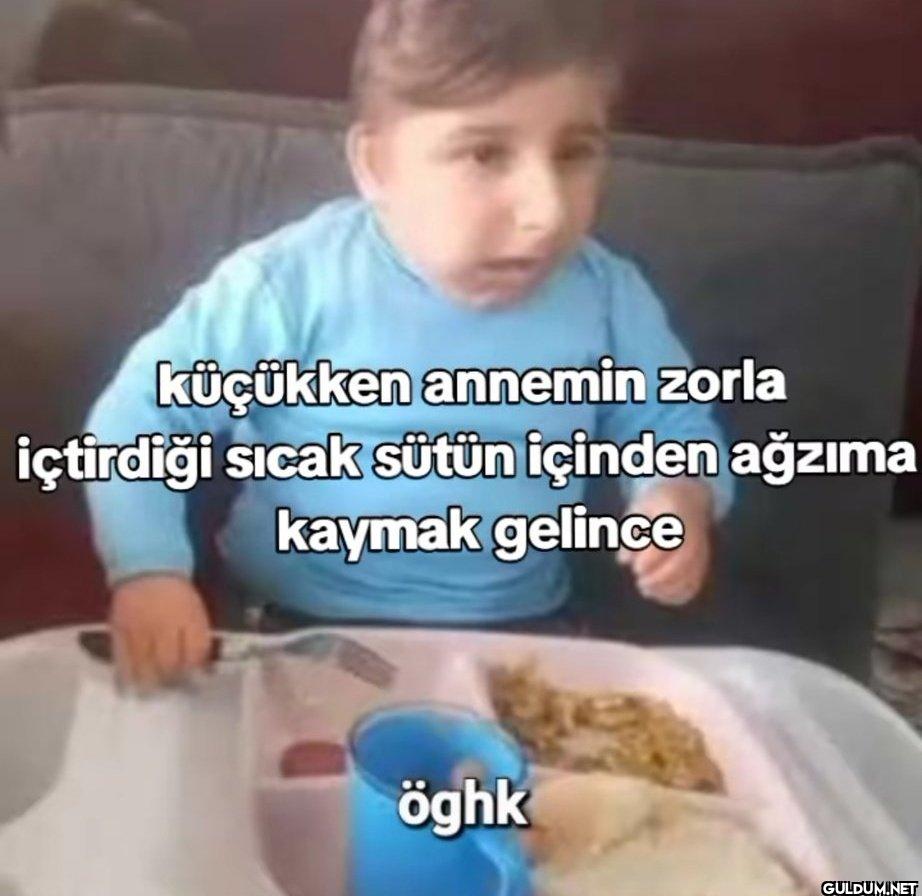 küçükken annemin zorla...