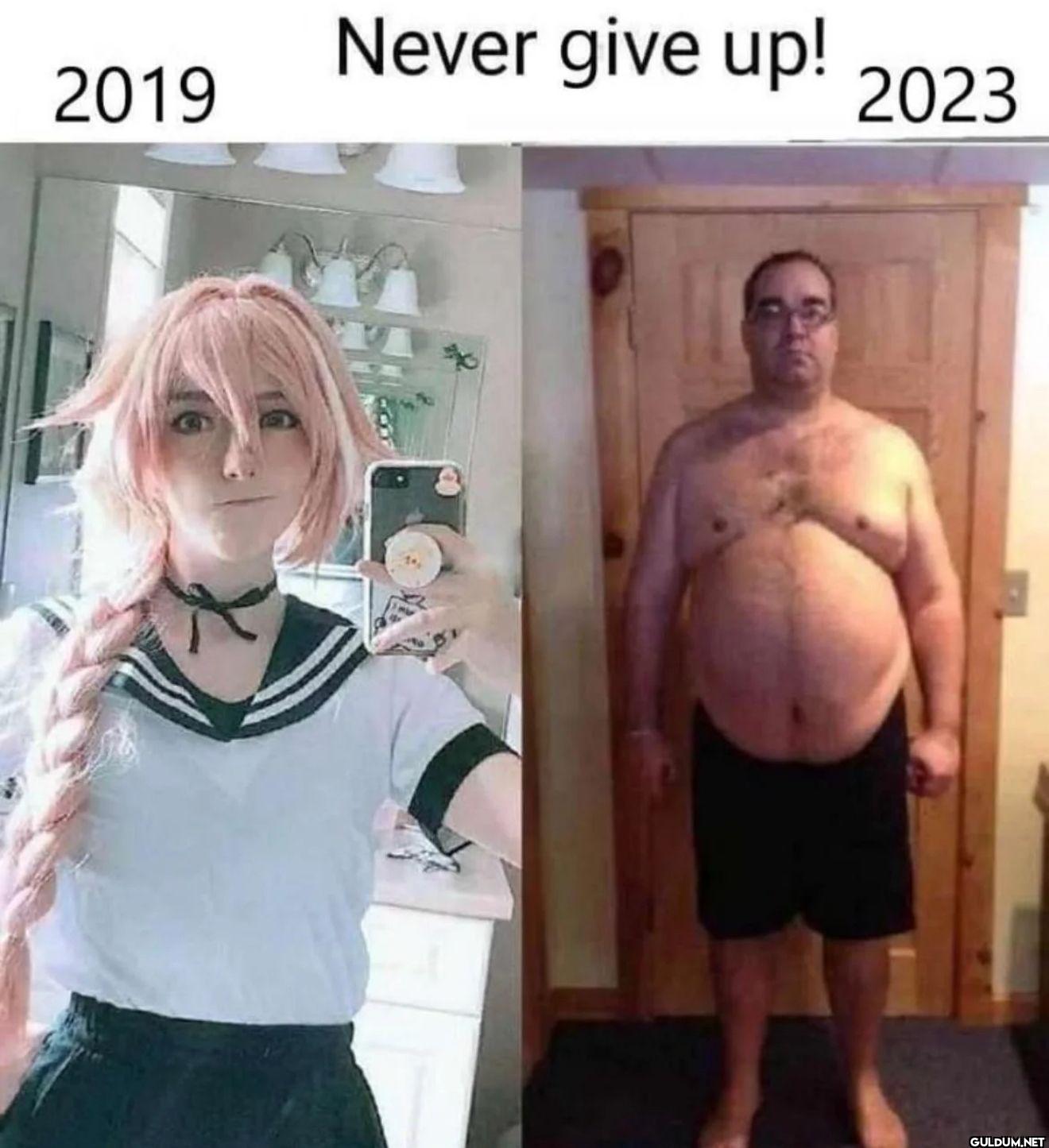 Never give up! 2019 2023