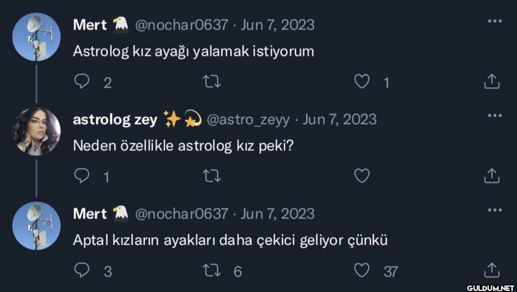 Jun 7, 2023 Astrolog kız...