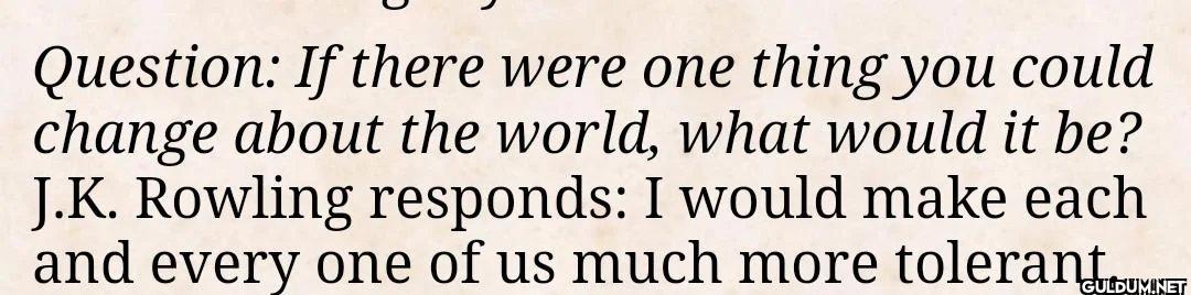 Question: If there were...
