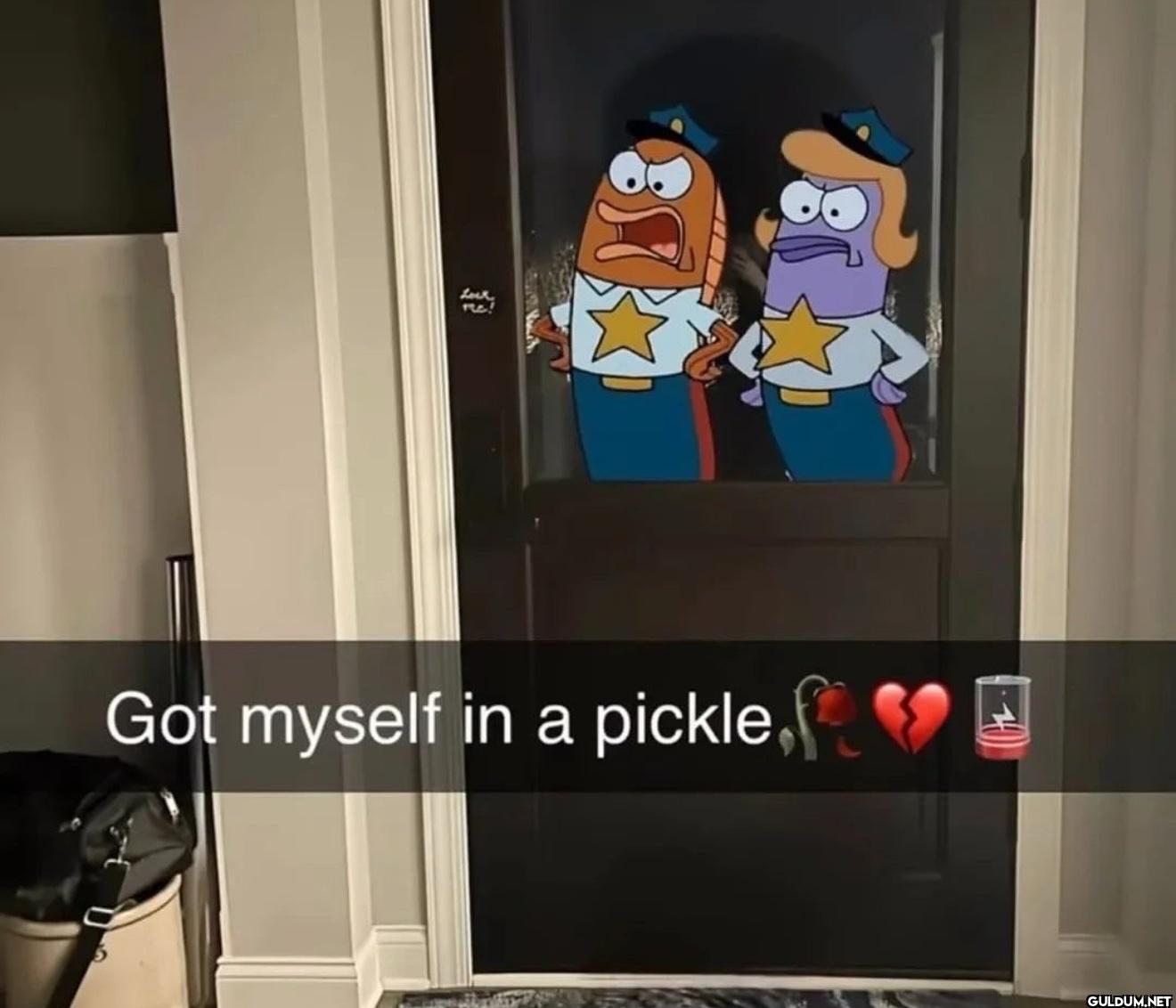 Lock Got myself in a pickle,