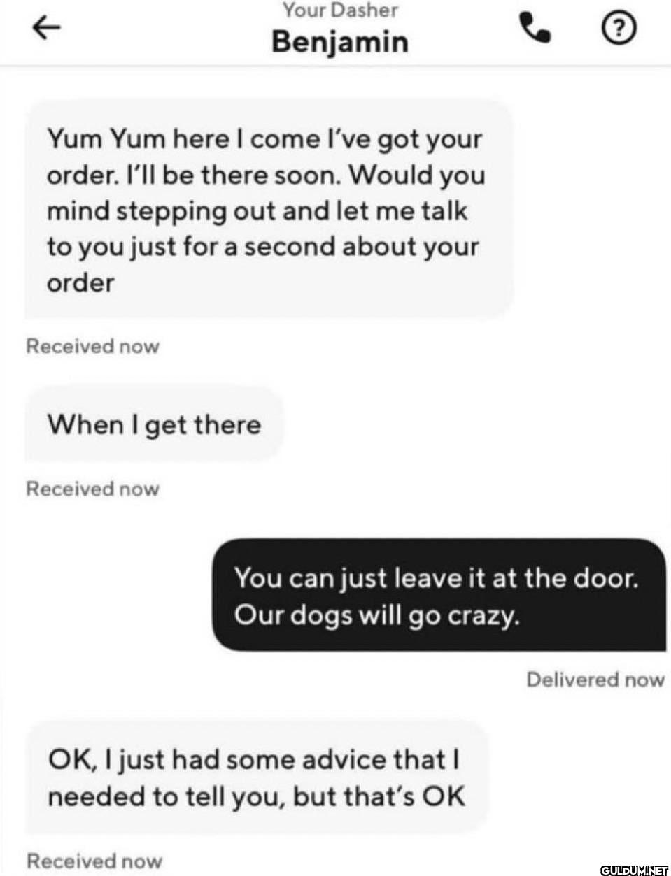 ← Your Dasher Benjamin Yum...