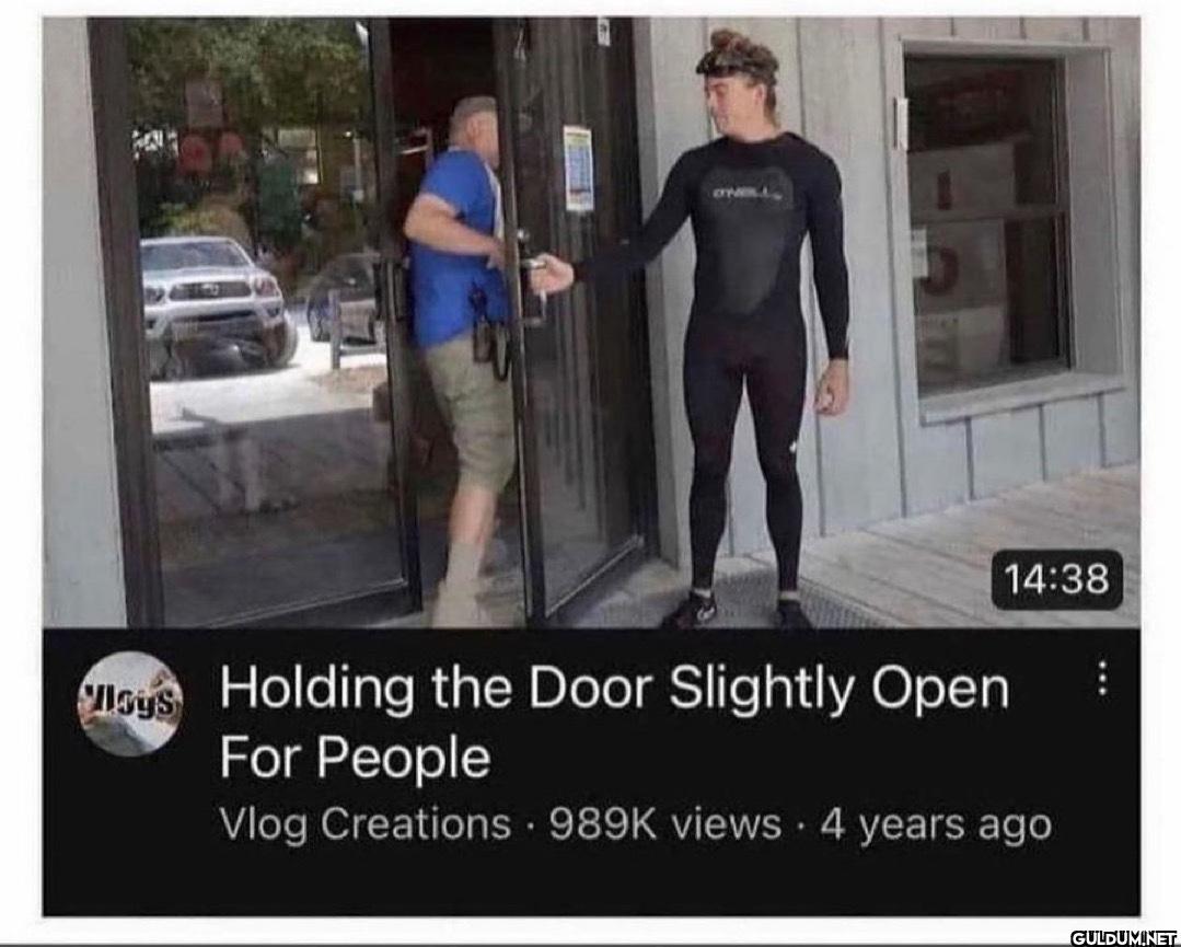 oys Holding the Door...