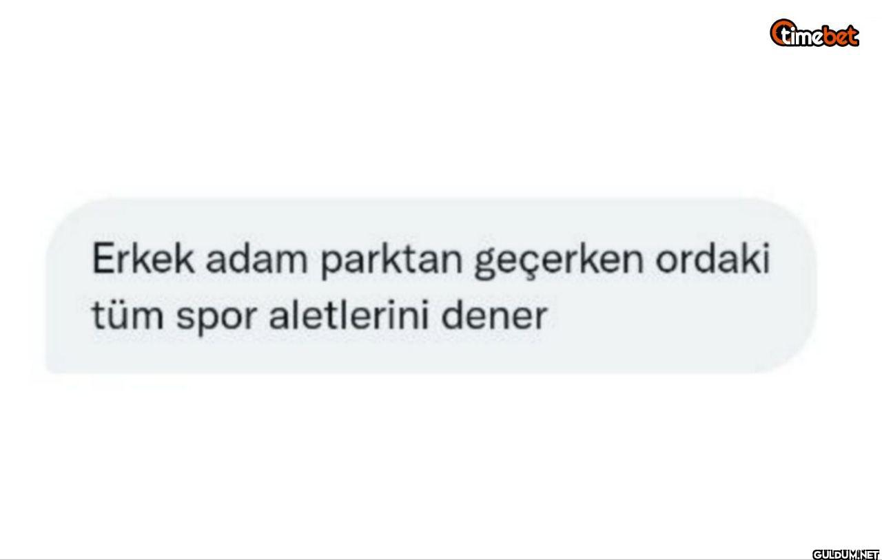 Erkek adam parktan...