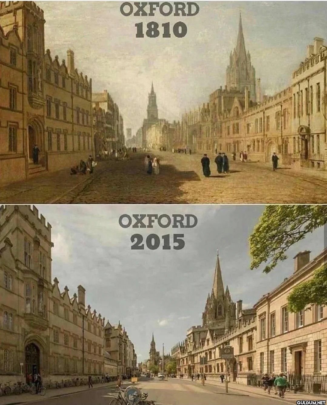 16. Oxford, before and...