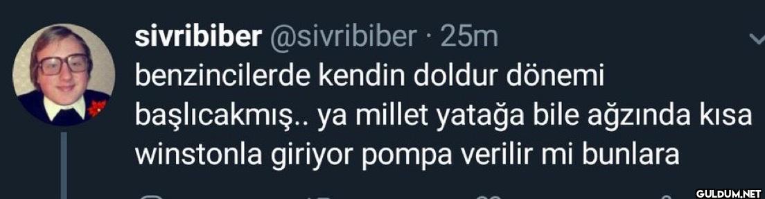 .25m benzincilerde kendin...