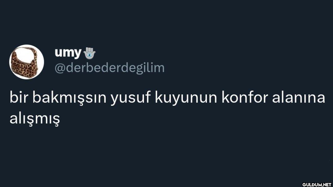 bir bakmışsın yusuf...