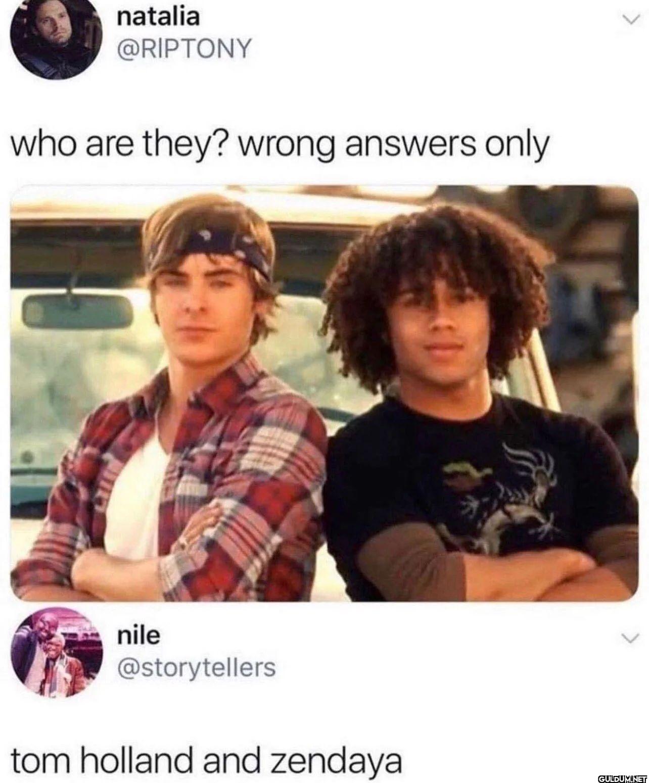 who are they? wrong...