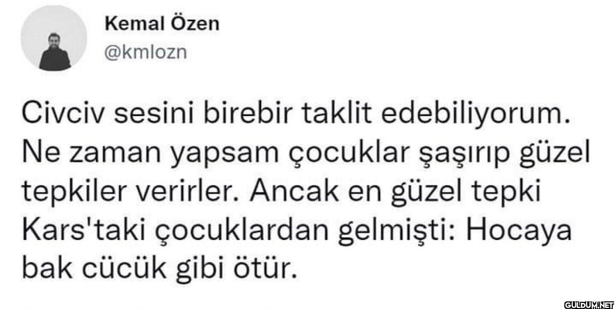 Civciv sesini birebir...