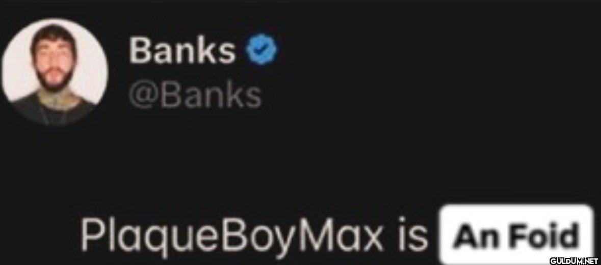 PlaqueBoyMax is An Foid