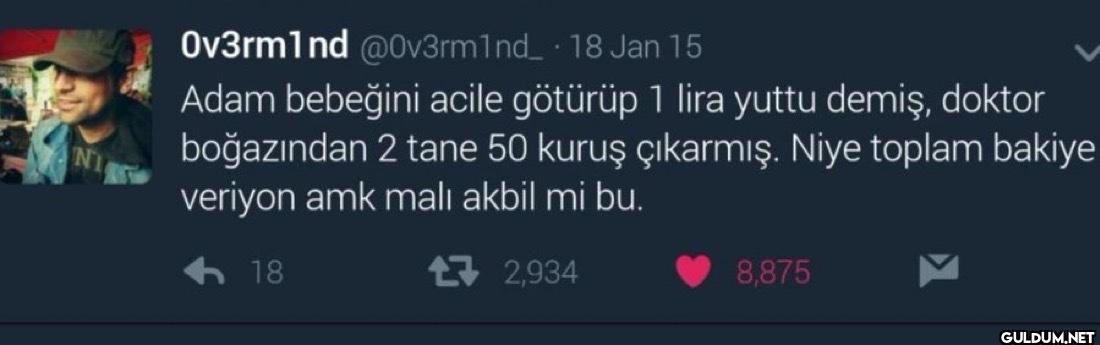 · 18 Jan 15 Adam bebeğini...