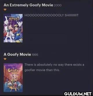 An Extremely Goofy Movie...