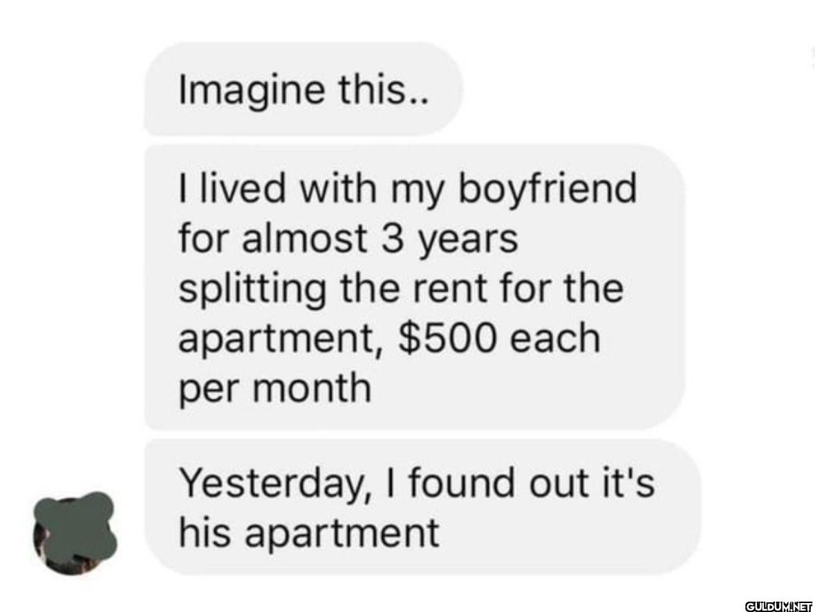 Imagine this.. I lived...