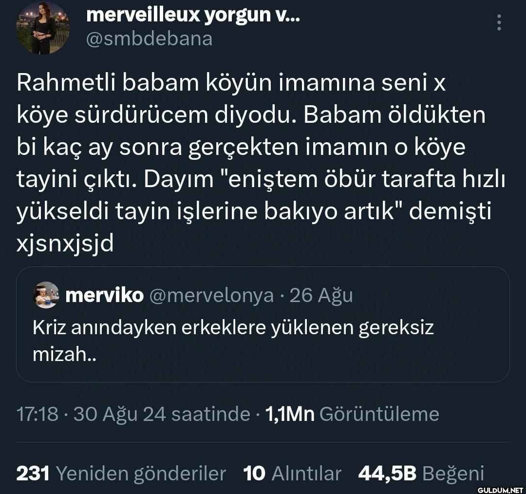 Rahmetli babam köyün...