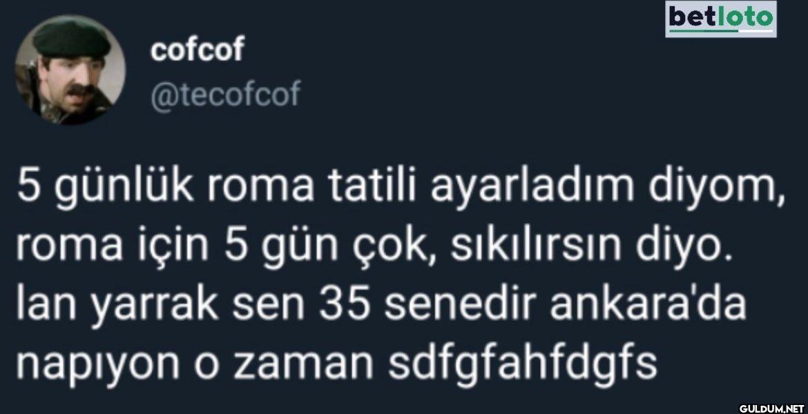 5 günlük roma tatili...