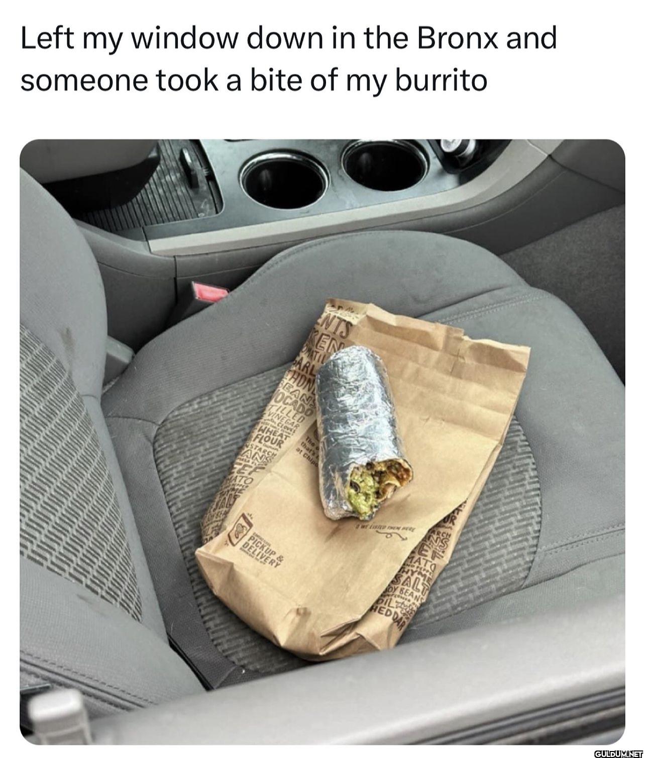 Left my window down in the...