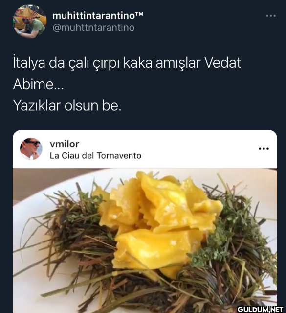 İtalya da çalı çırpı...