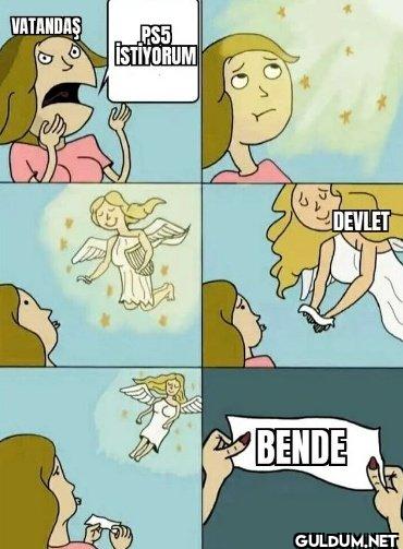 VATANDAŞ PS5 İSTİYORUM DEVLET BENDE