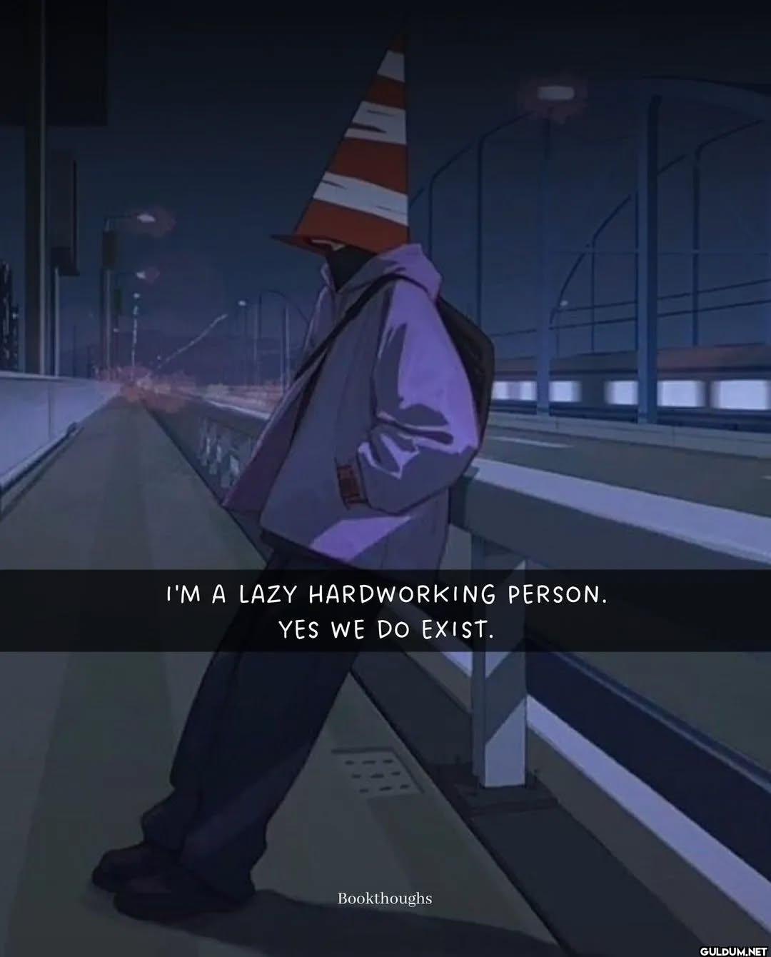 10.    I'M A LAZY...