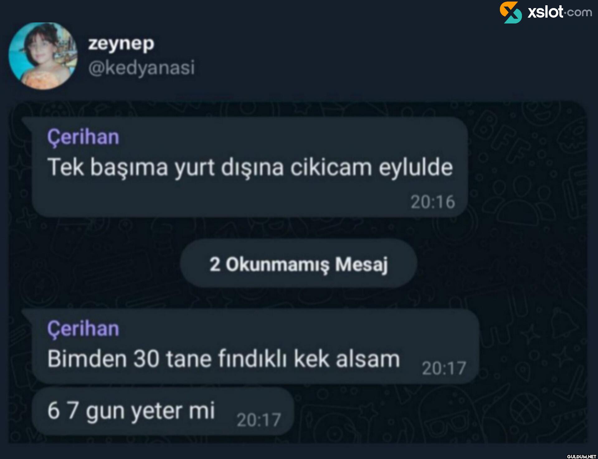 Çerihan Tek başıma yurt...