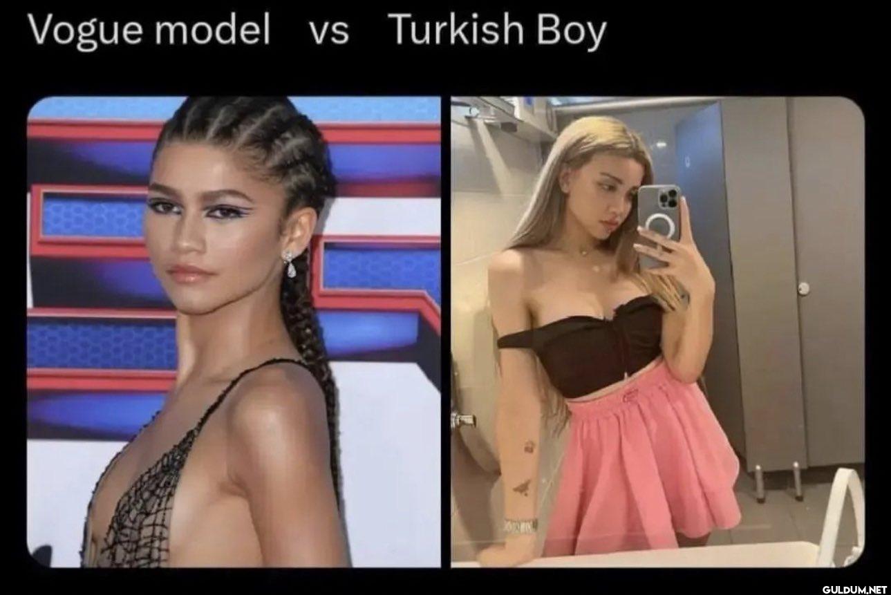 Vogue model vs Turkish Boy 2010 IN