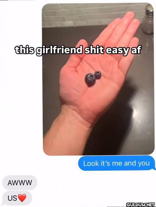 this girlfriend shit easy...