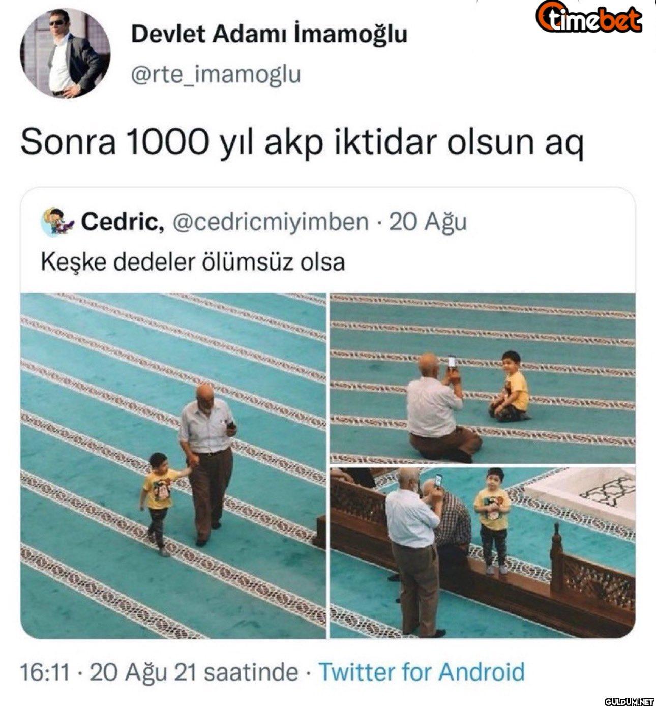Sonra 1000 yıl akp iktidar...
