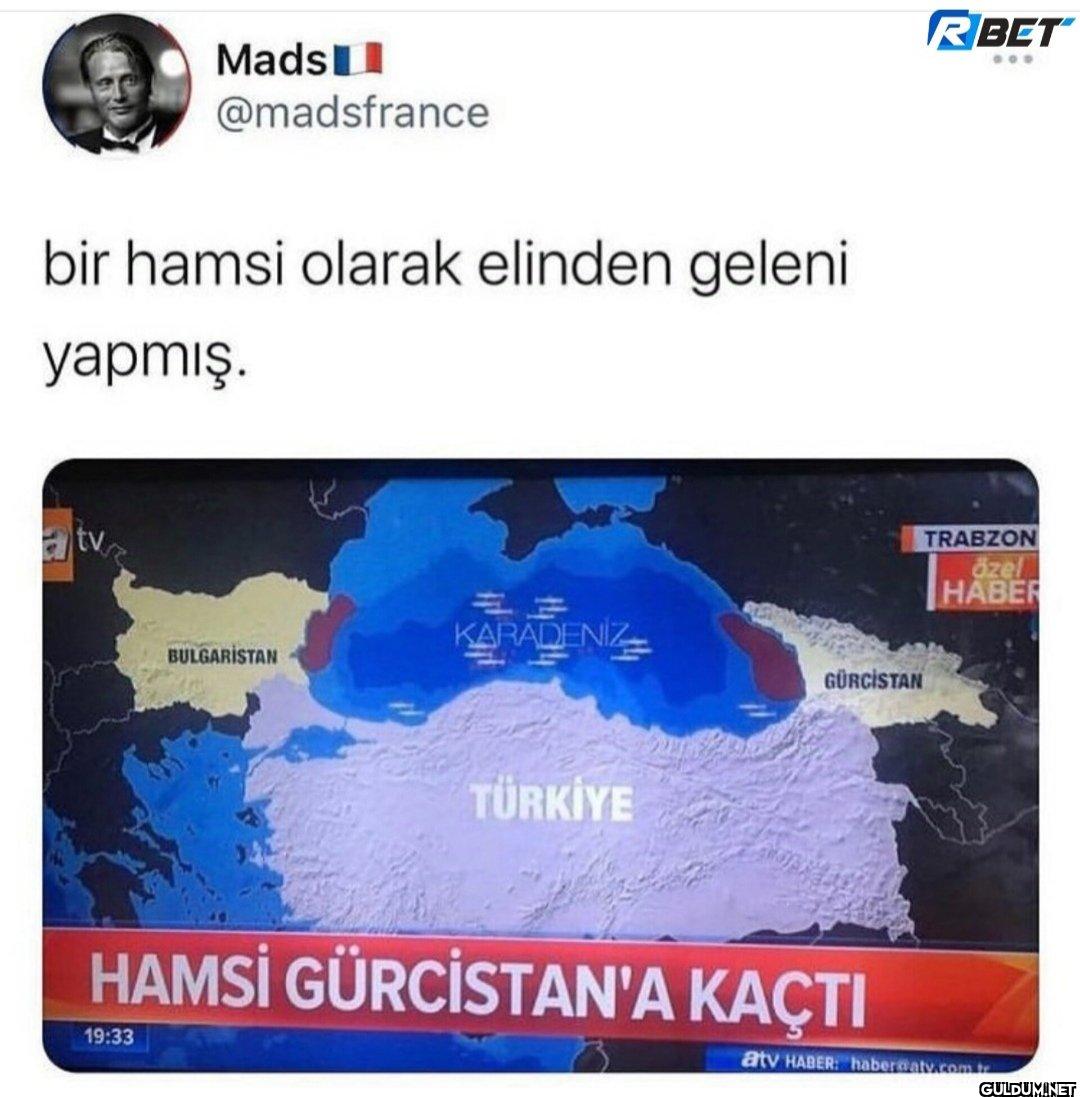 bir hamsi olarak elinden...