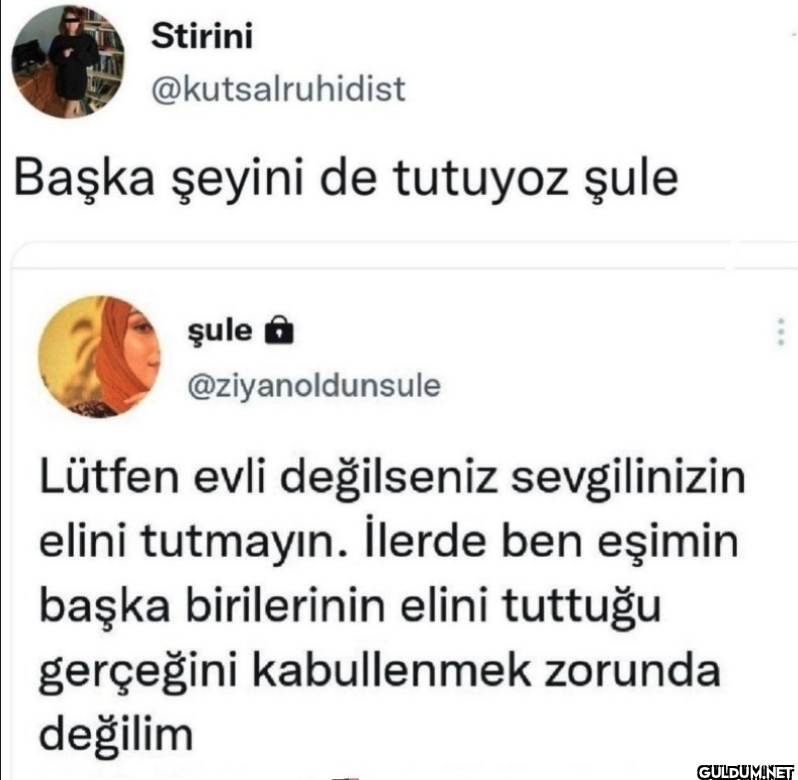 Başka şeyini de tutuyoz...