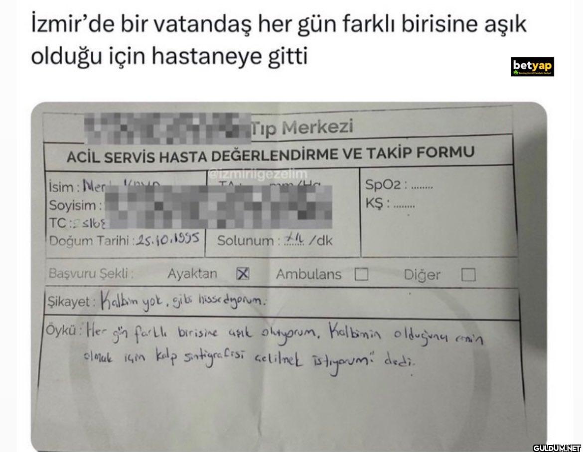 Geçmiş olsun..    İzmir'de...