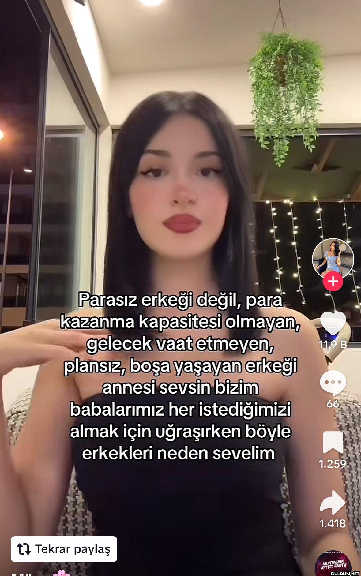 Parasız erkeği değil, para...