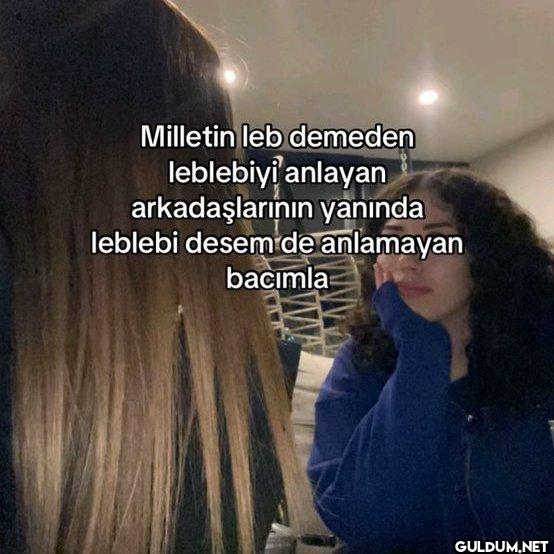 Milletin leb demeden...