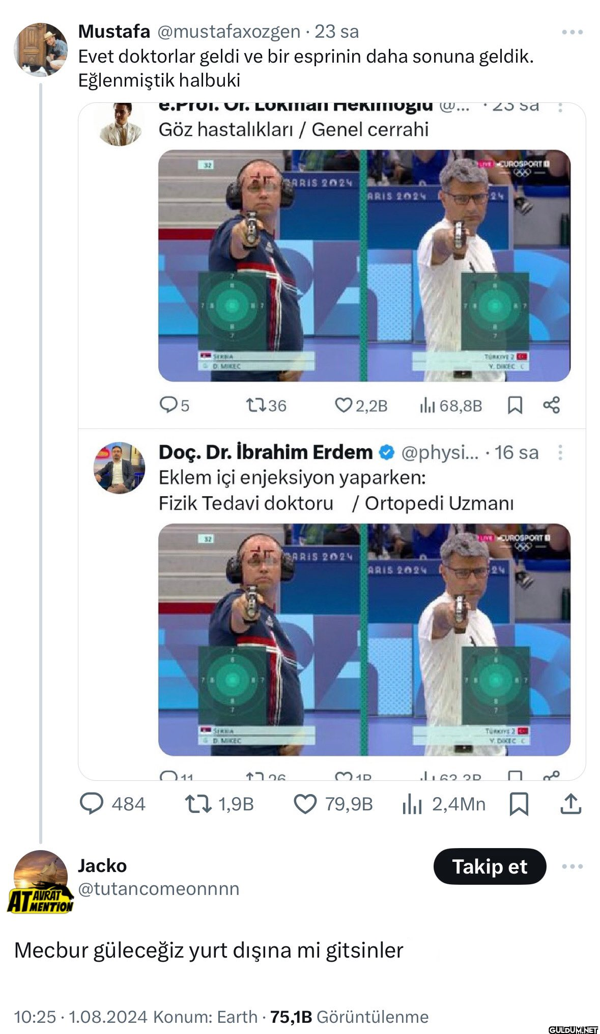23 sa Evet doktorlar geldi...
