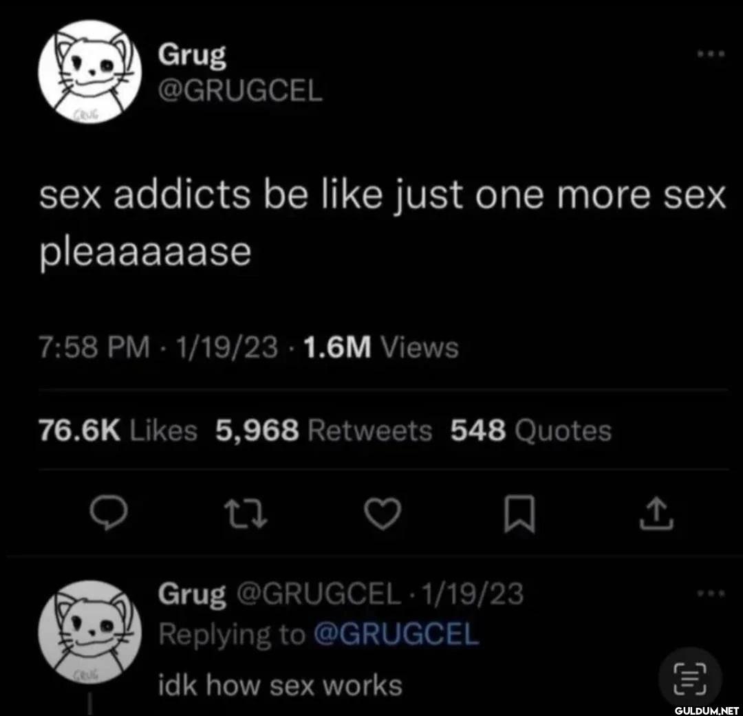 sex addicts be like just...