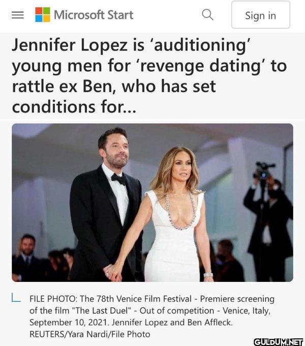 She's doing what?    =...