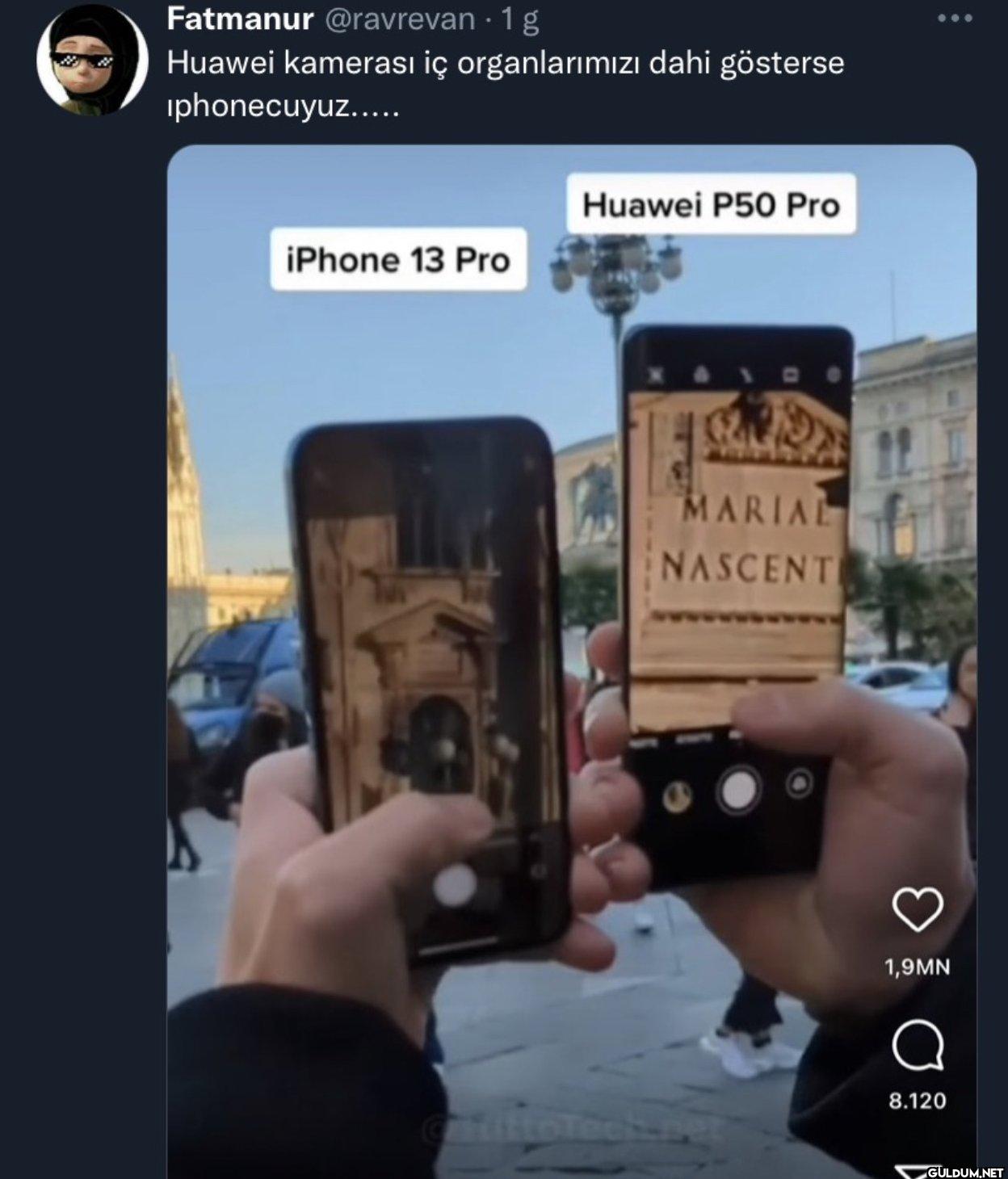 1 g Huawei kamerası iç...