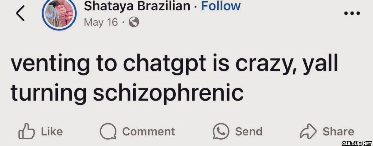 Shataya Brazilian venting...