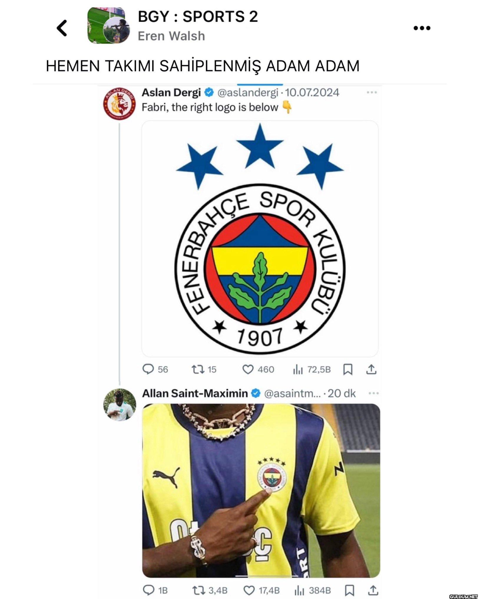 Takımı sahipleniş:    BGY:...