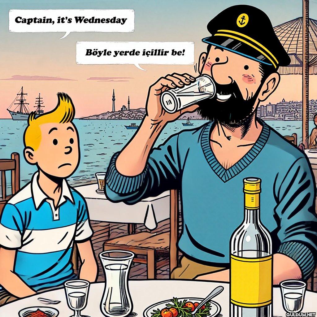 Captain, it's Wednesday...