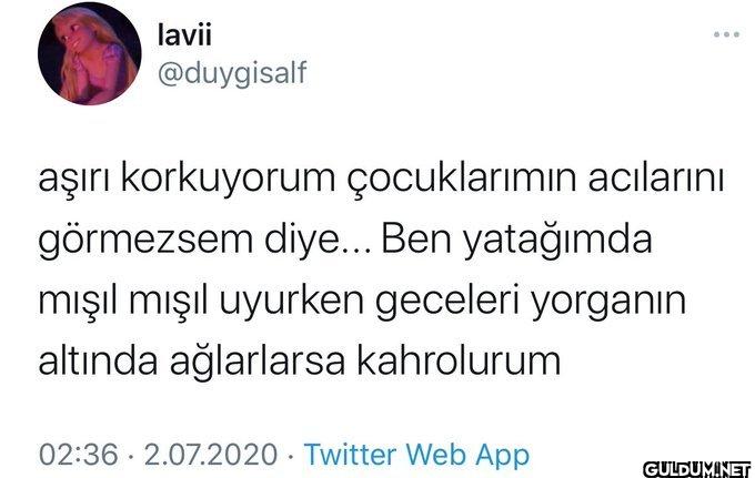 aşırı korkuyorum...