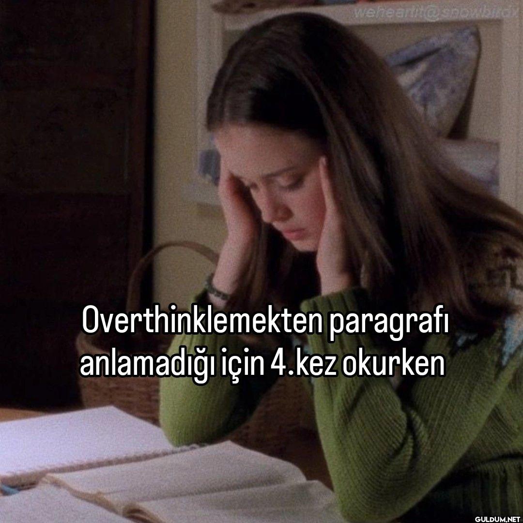 Overthinklemekten...