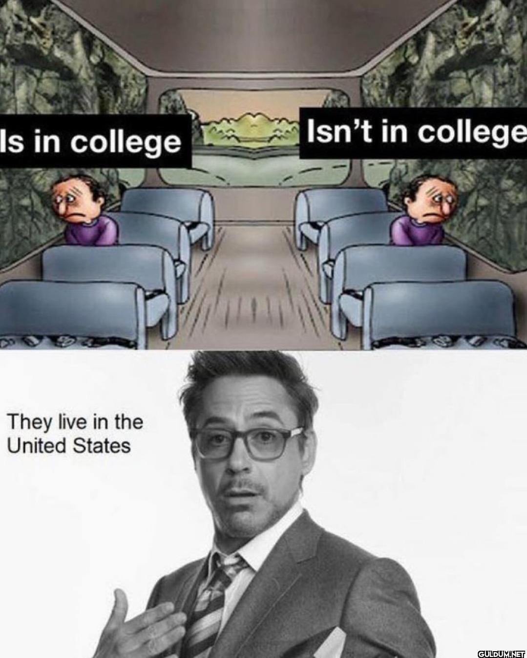 Isn't in college ls in...