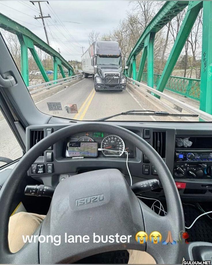 wrong lane buster