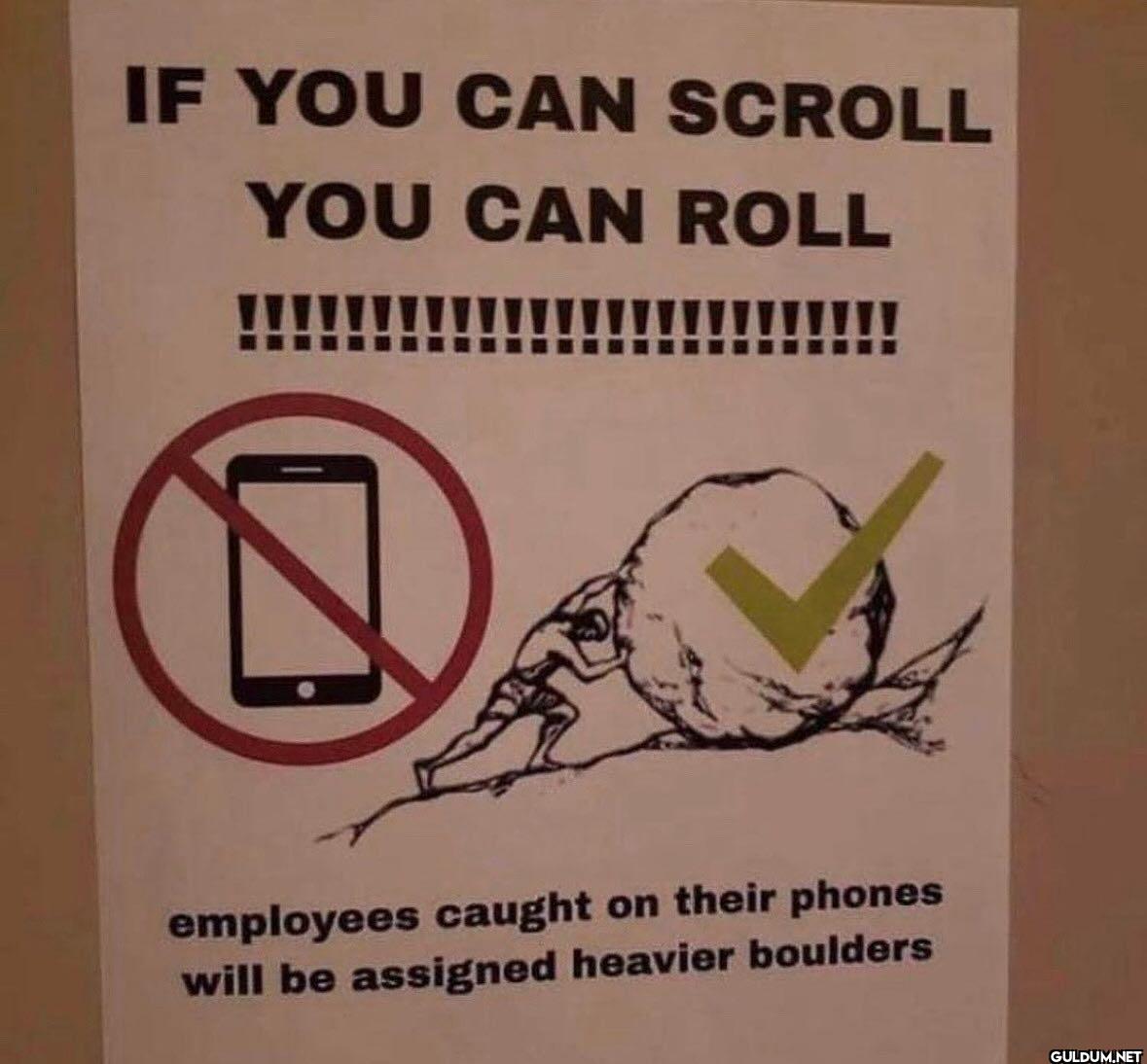 IF YOU CAN SCROLL YOU CAN...