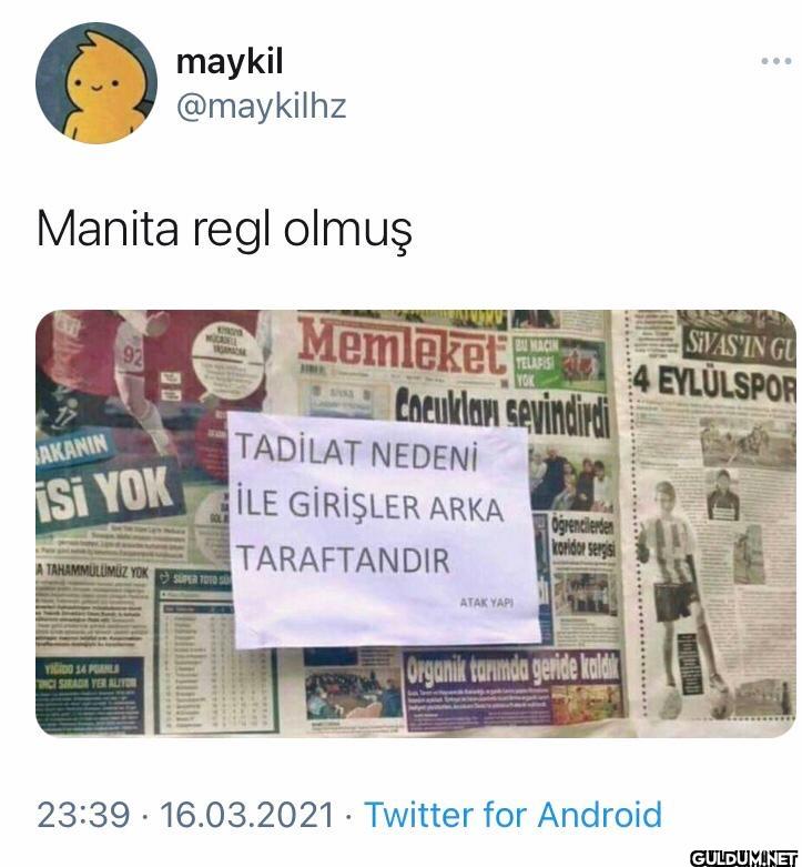 Manita regl olmuş MUCAN 92...