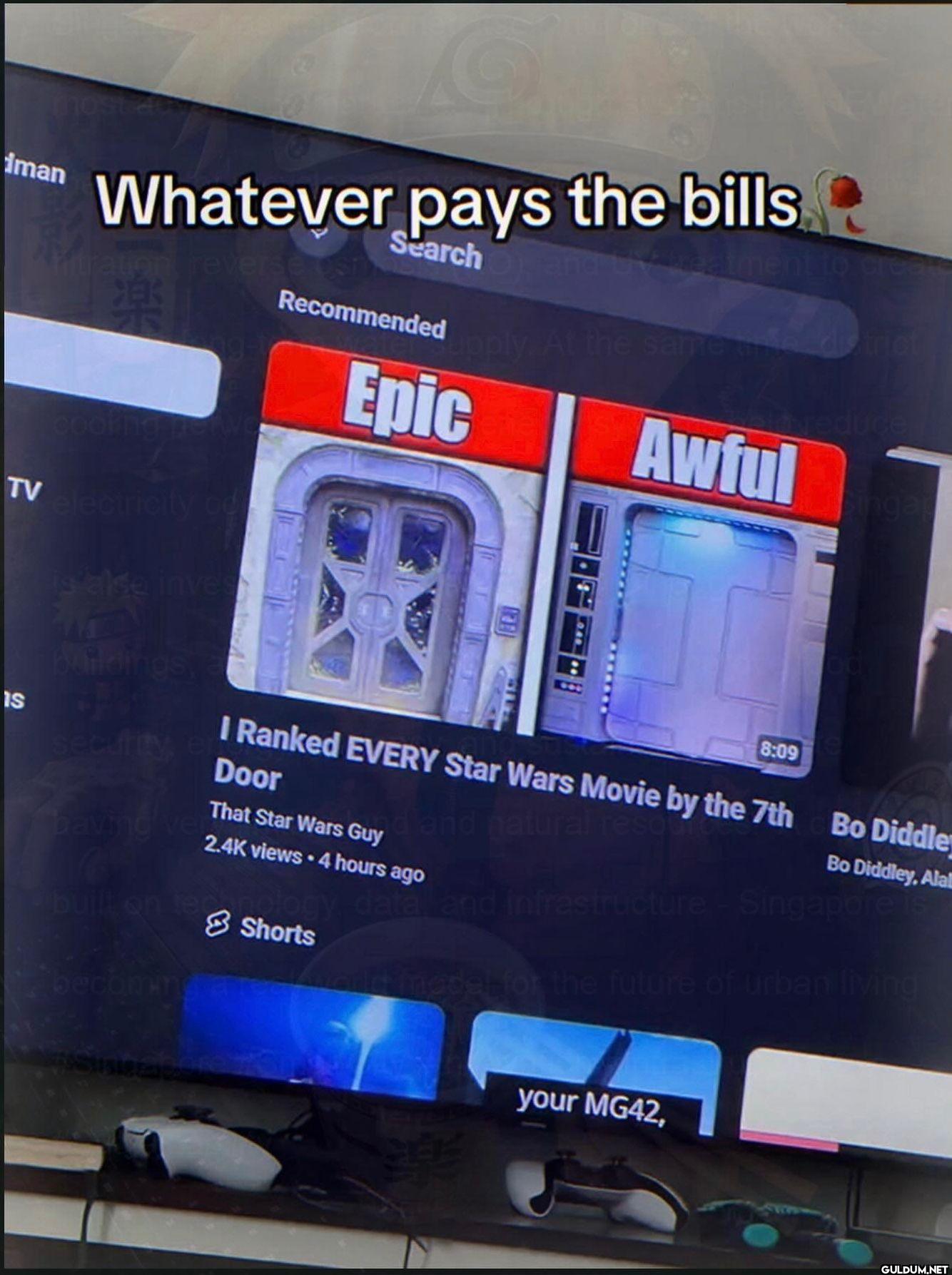 Whatever pays the bills...