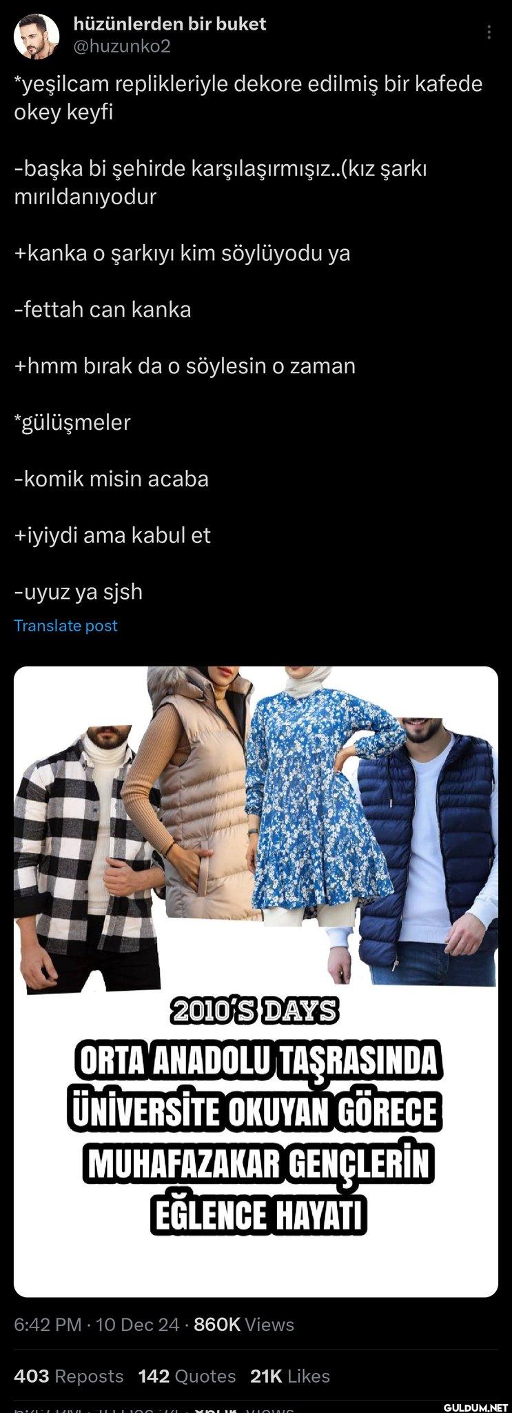 *yeşilcam replikleriyle...