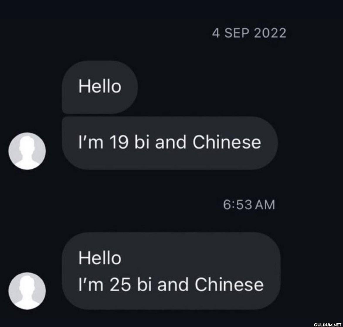 Hello 4 SEP 2022 I'm 19 bi...