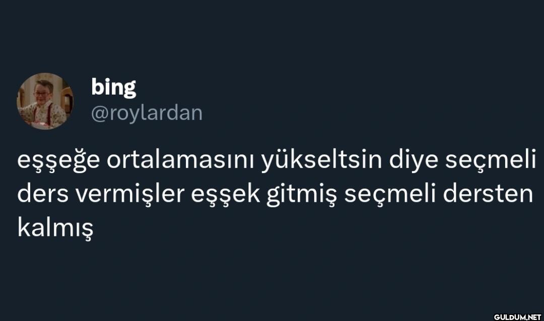 eşşeğe ortalamasını...