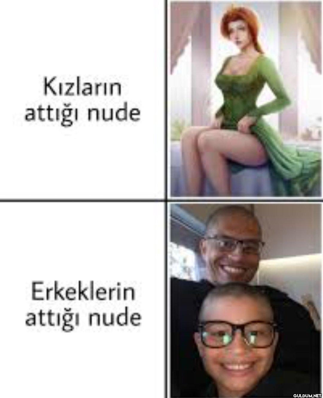 Kızların attığı nude...